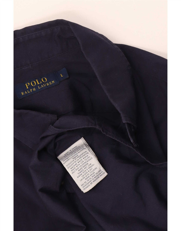 Polo Ralph Lauren herreskjorte stor marineblå bomuld