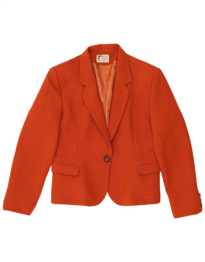 HALFON Dame 1-knaps blazerjakke IT 48 XL Orange Polyester