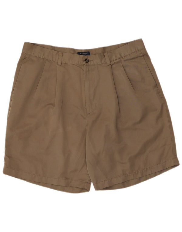 Dockers Herre Pegged Chino Shorts W34 Large Beige