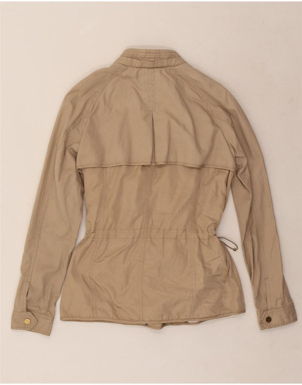 Zara Womens Utility Jacket UK 10 Small Beige