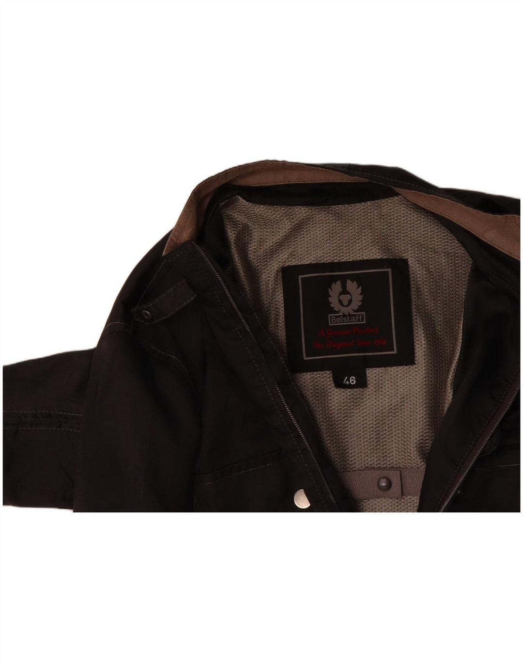 BELSTAFF Mens Utility Jacket EU 46 Small Black Polyester