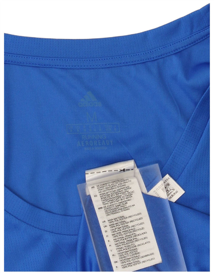 Adidas Herre Aeroready Vest Top Medium Blue Polyester