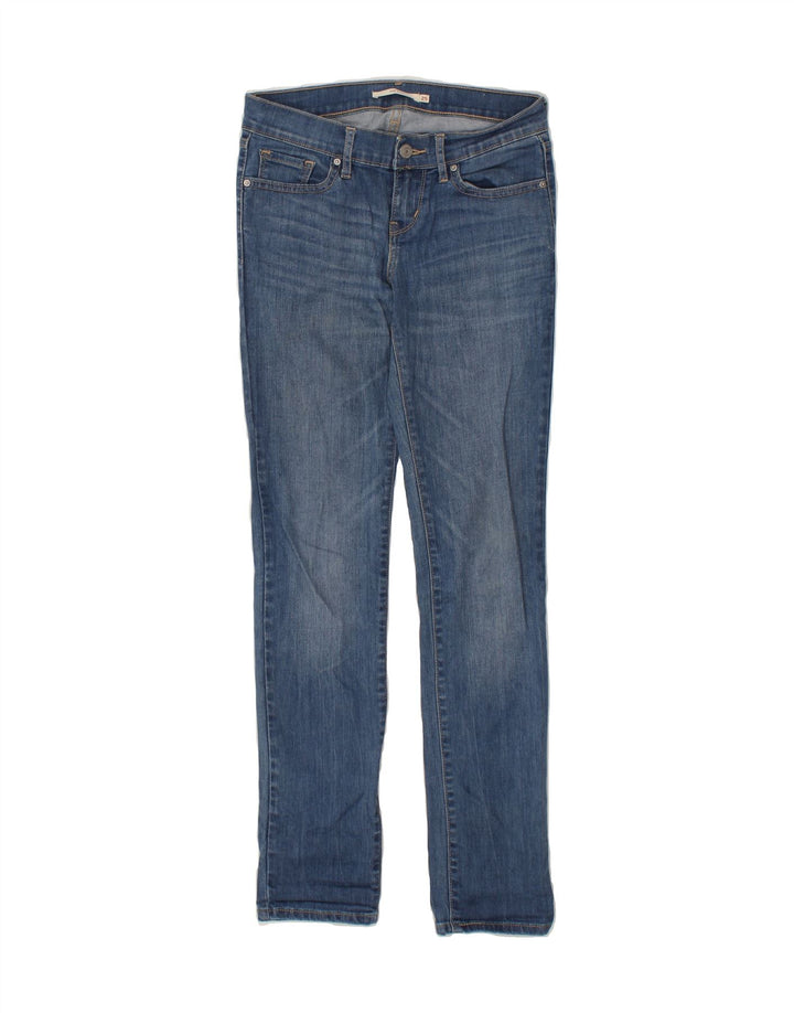 LEVI'S Womens 712 Slim Jeans W25 L30 Blue Cotton Vintage Levi's and Second-Hand Levi's from Messina Hembry 