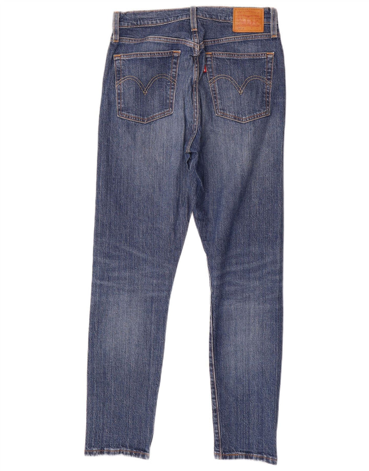 Levi's Mens 501 Straight Jeans W26 L28 Blue Cotton