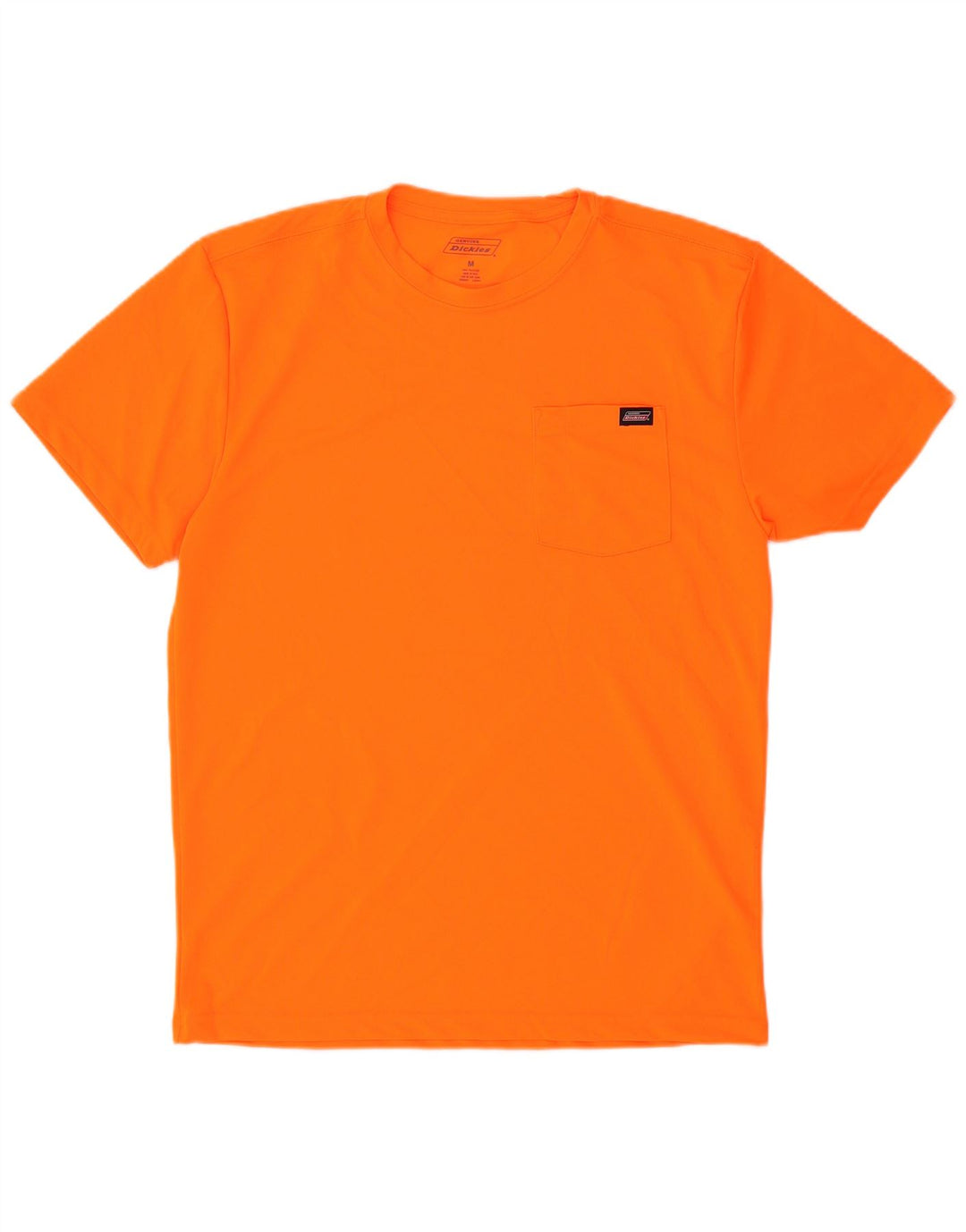 DICKIES Herre T-Shirt Top Medium Orange Polyester