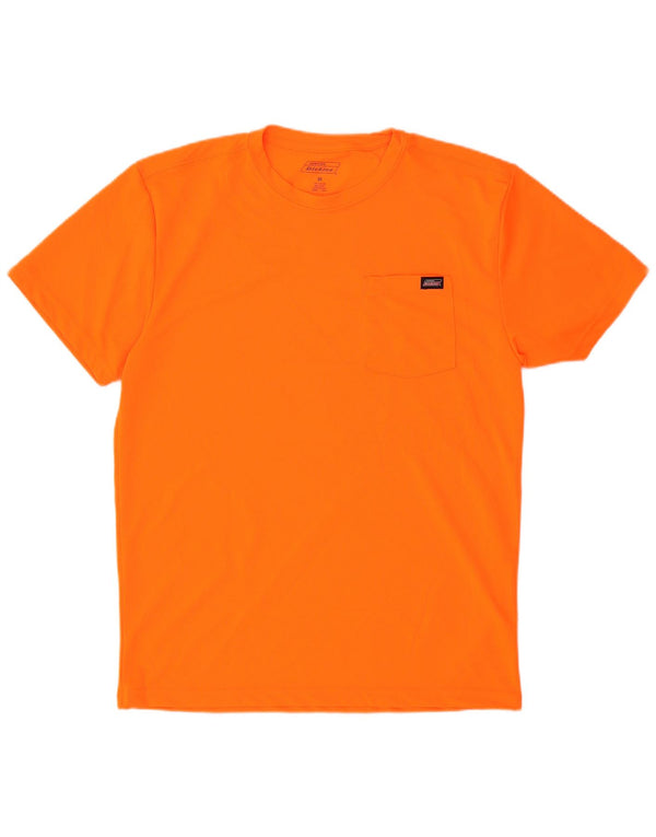 DICKIES Herre T-Shirt Top Medium Orange Polyester