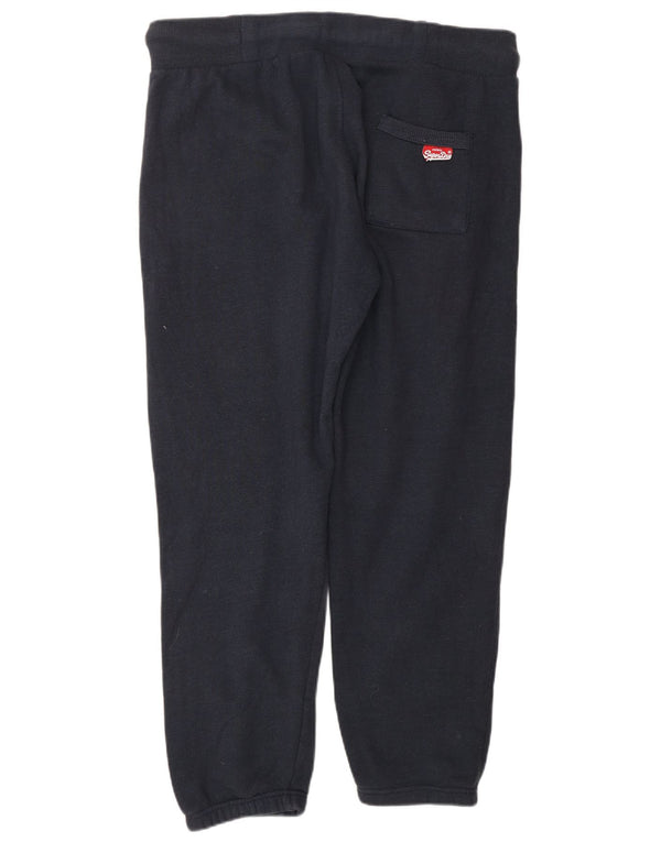 SUPERDRY Herre grafisk træningsdragt Bukser Joggers Large Navy Blue