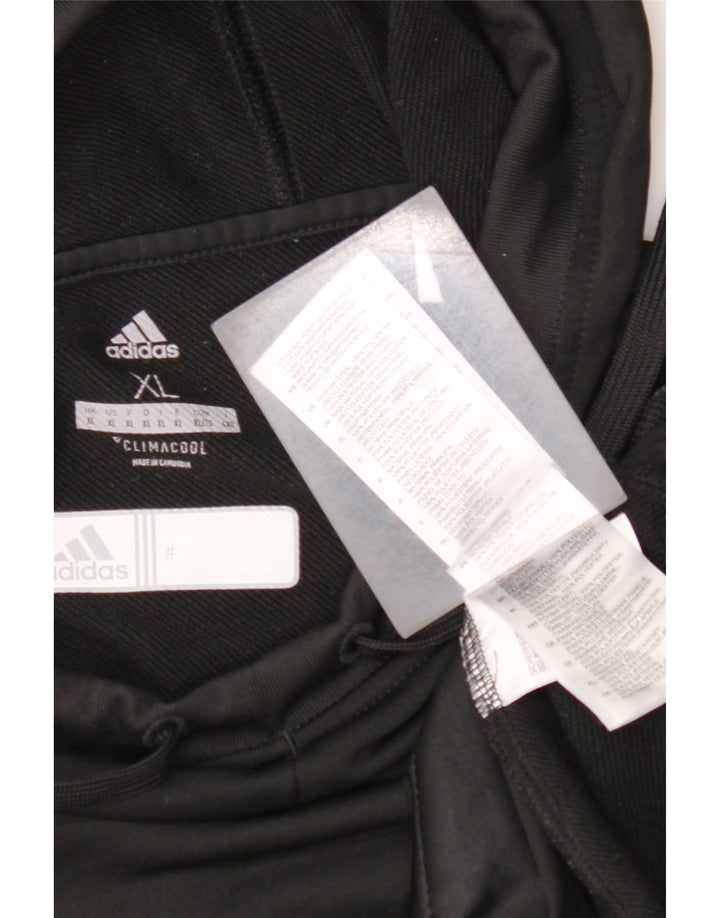 ADIDAS Herre Climacool Hoodie Jumper XL Sort Polyester
