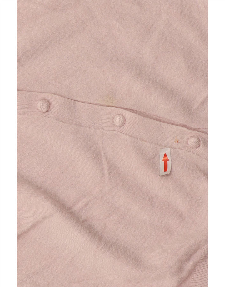 Zara Dame Cardigan Sweater UK 10 Small Pink