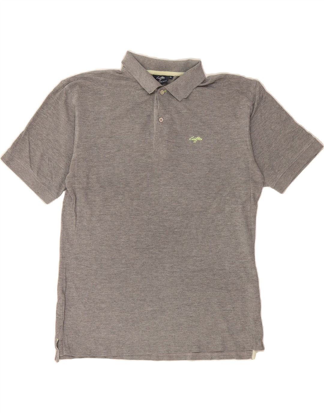 LOTTO Mens Polo Shirt XL Grey Vintage Lotto and Second-Hand Lotto from Messina Hembry 