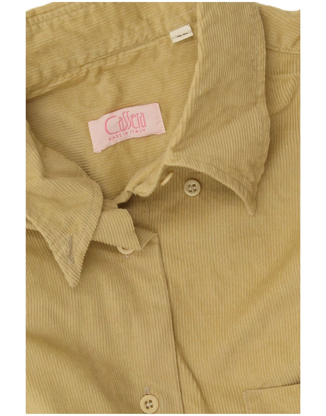 Cassera Damefløjlsskjorte IT 46 Large Beige