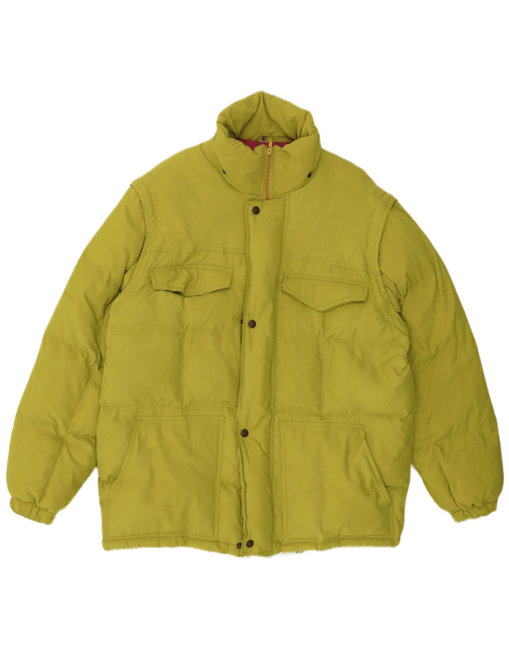 CLIPPER Polstret herrejakke EU 48 Medium Green Polyester