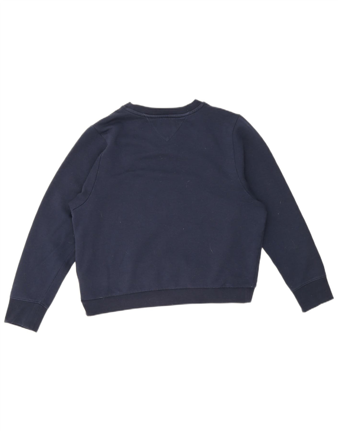 Tommy Hilfiger Dame Oversized Sweatshirt Jumper UK 10 Small Navy Blue