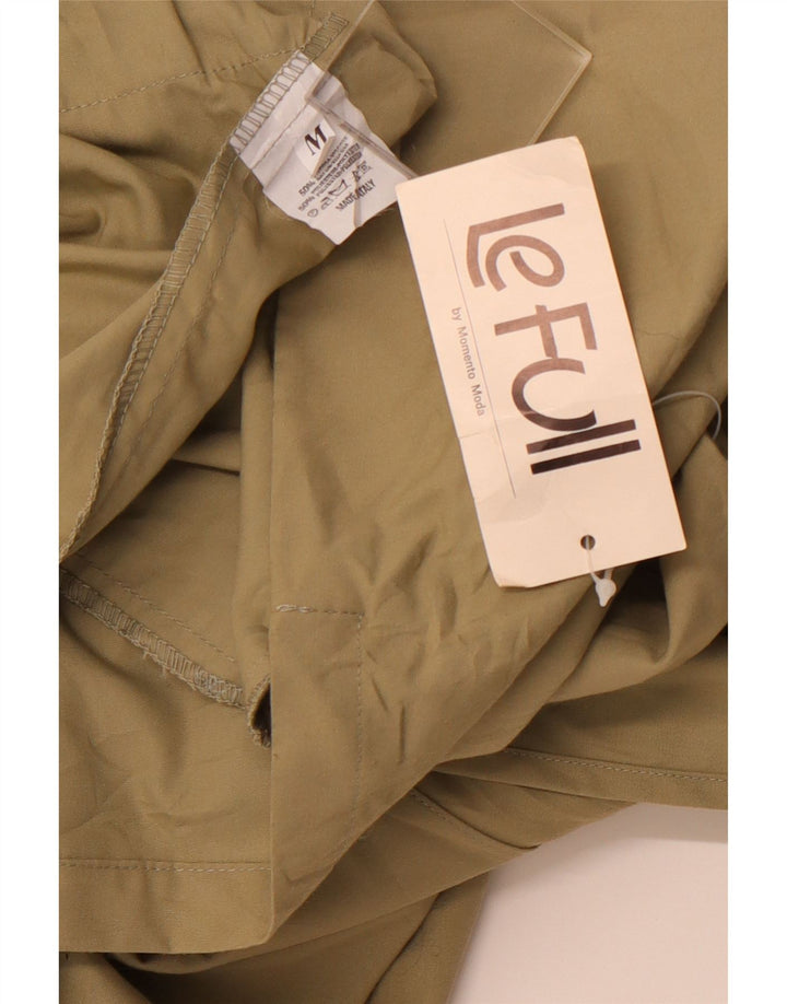LE FULL Dame Oversized Hooded Double Breasted Frakke UK 14 Medium Khaki