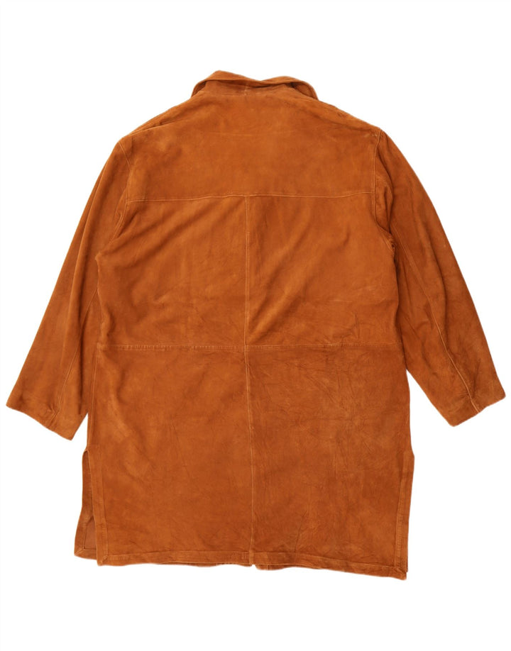Scout Dame Oversized Ruskind Overfrakke UK 16 Stor Brun