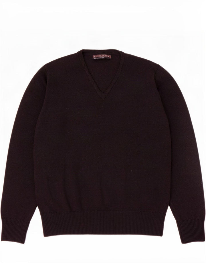 Zara Herre V-hals sweater Medium Sort