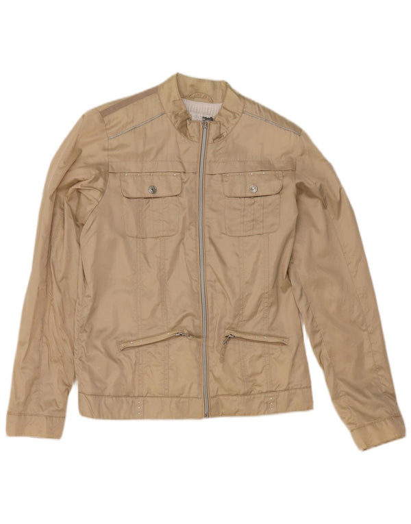 Geox Girls Respira Bomber Jacket 13-14 År Beige Polyamid