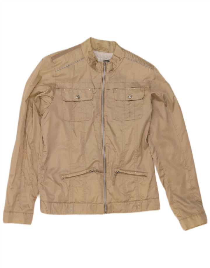 Geox Girls Respira Bomber Jacket 13-14 År Beige Polyamid