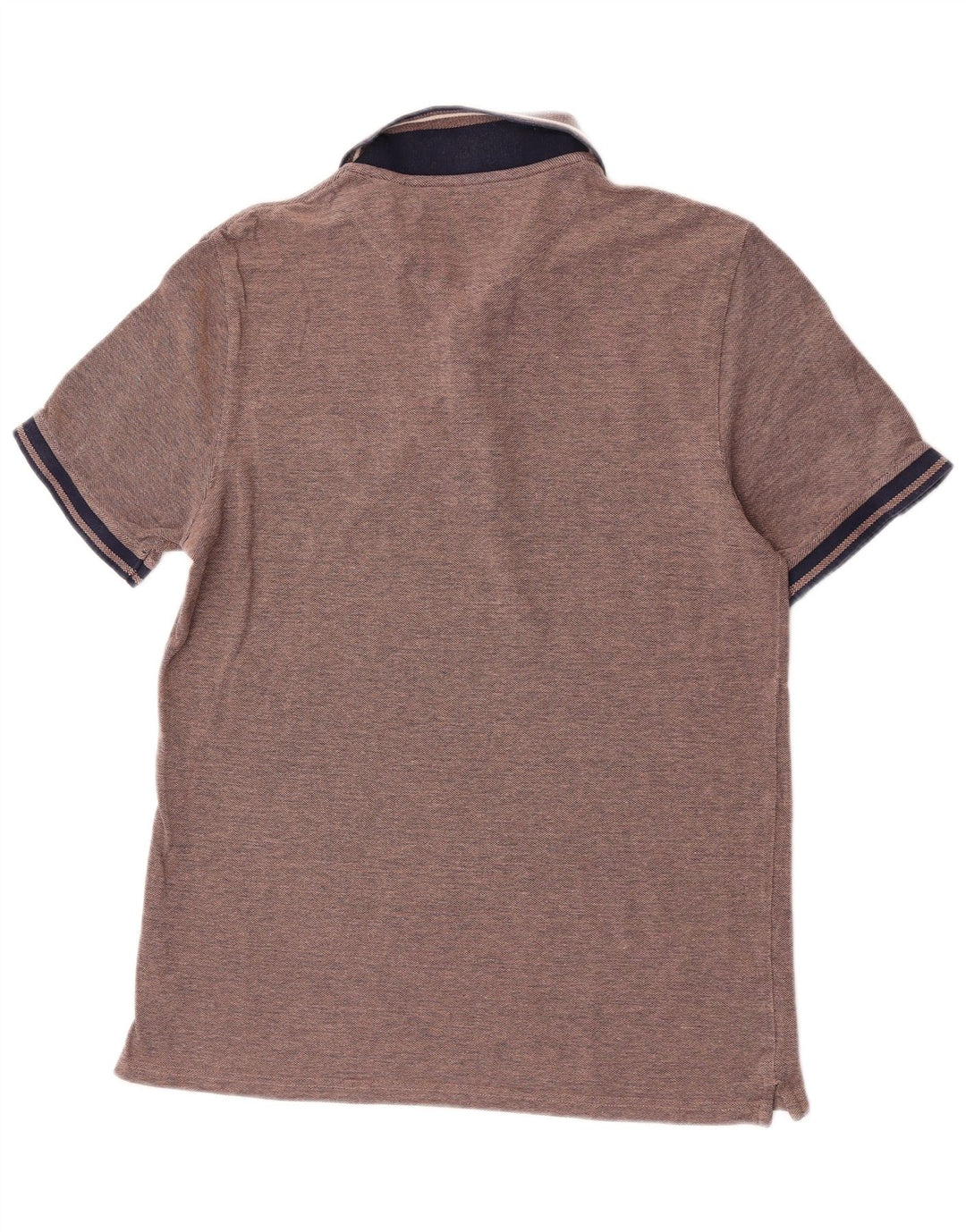 Lyle & Scott herre poloskjorte stor brun bomuld