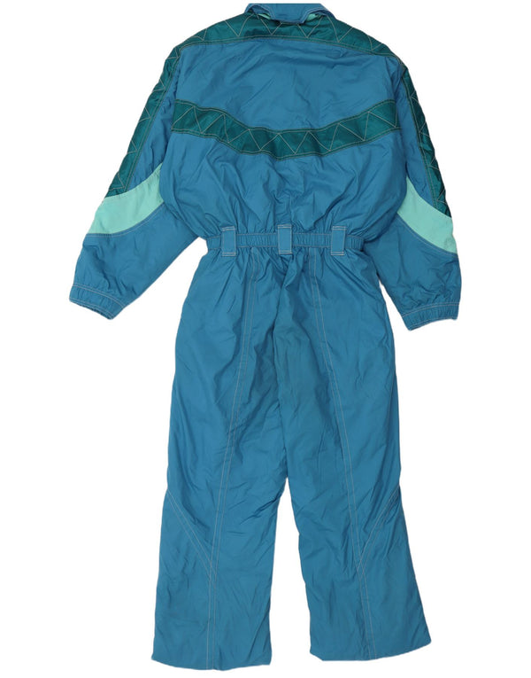 Dubin Ski Jumpsuit med hætte til mænd IT 50 Medium Blue Colourblock Polyester