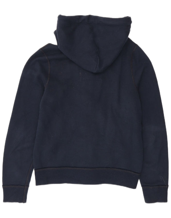 Abercrombie & Fitch Grafisk træningsdragt med hætte til mænd, topjakke XL marineblå