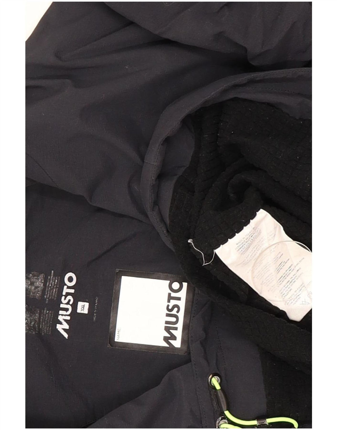Musto Regnjakke til mænd UK 44 2XL Marineblå polyamid