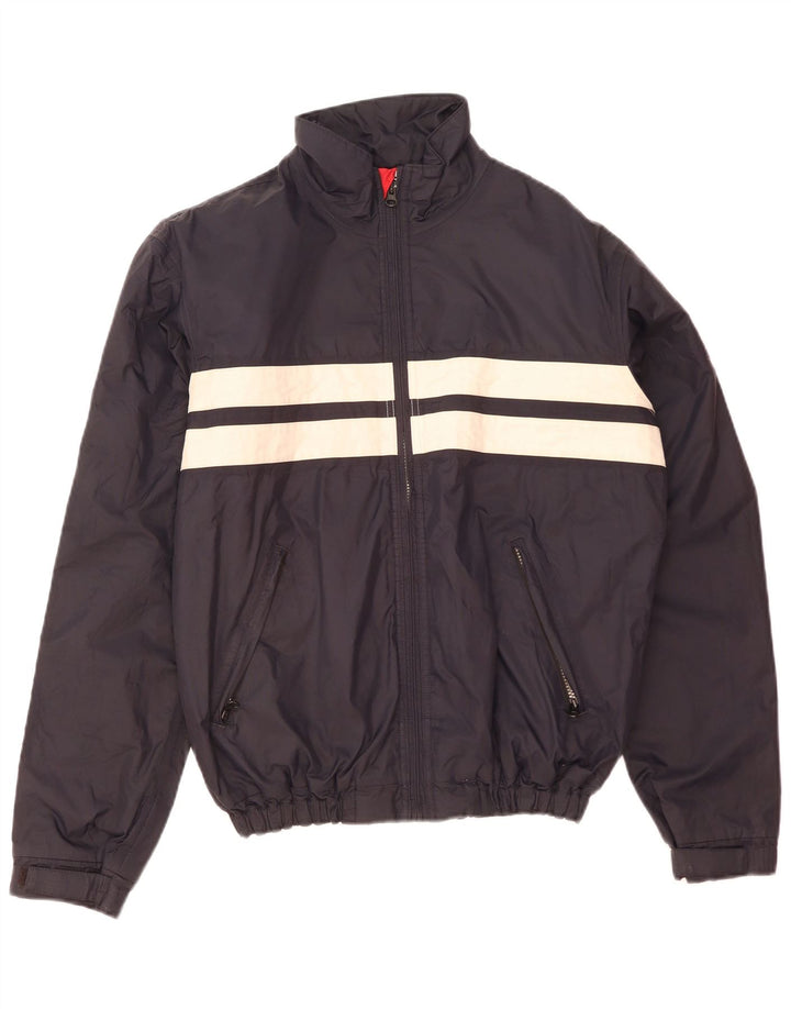 Murphy & Nye Herre Windbreaker Jacket UK 40 Large Navy Blue Colourblock
