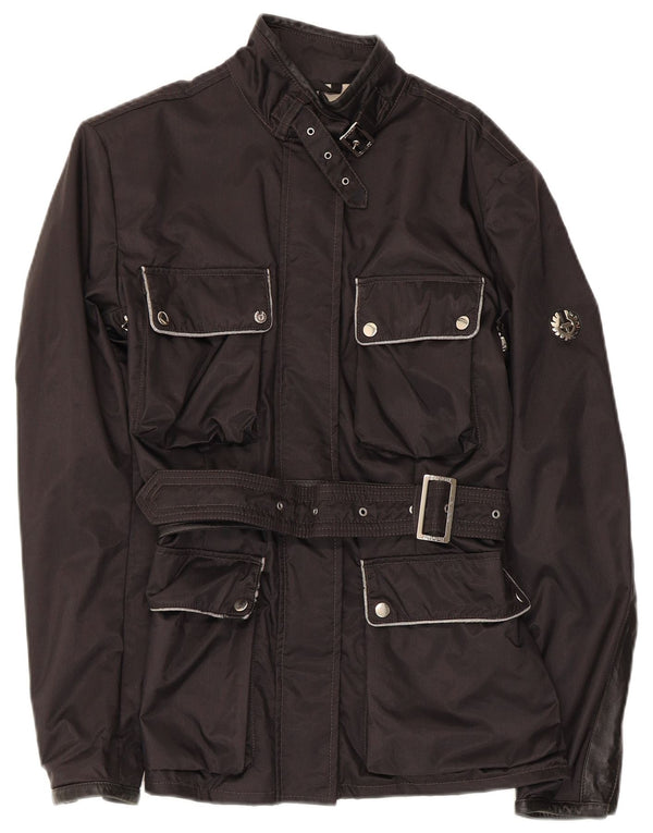 Belstaff Womens Utility Jacket IT 44 Medium Sort Nylon