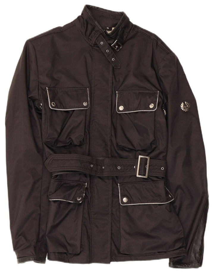 Belstaff Womens Utility Jacket IT 44 Medium Sort Nylon