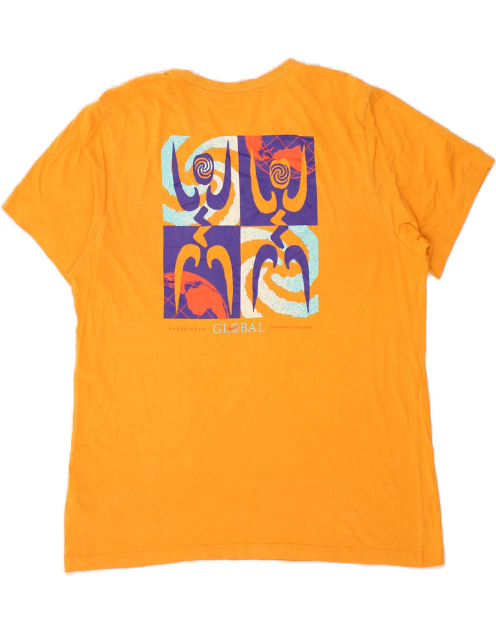 NIKE Mens Graphic T-Shirt Top Medium Yellow Cotton Vintage Nike and Second-Hand Nike from Messina Hembry 