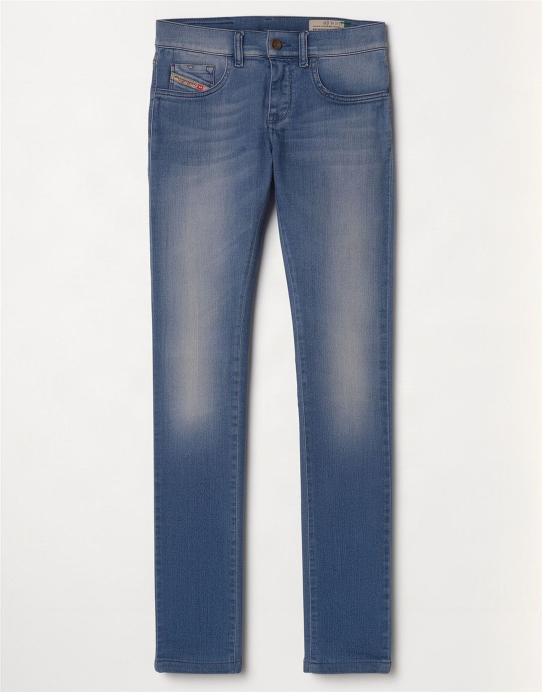 Diesel Dame Skinny Jeans W28 L31 Blå Bomuld