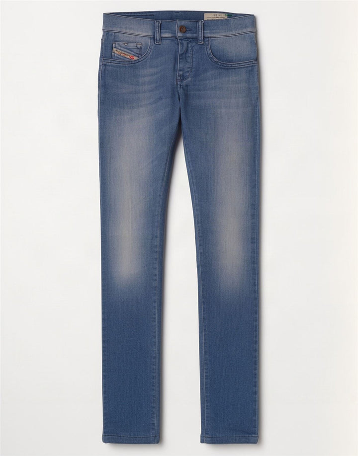 Diesel Dame Skinny Jeans W28 L31 Blå Bomuld