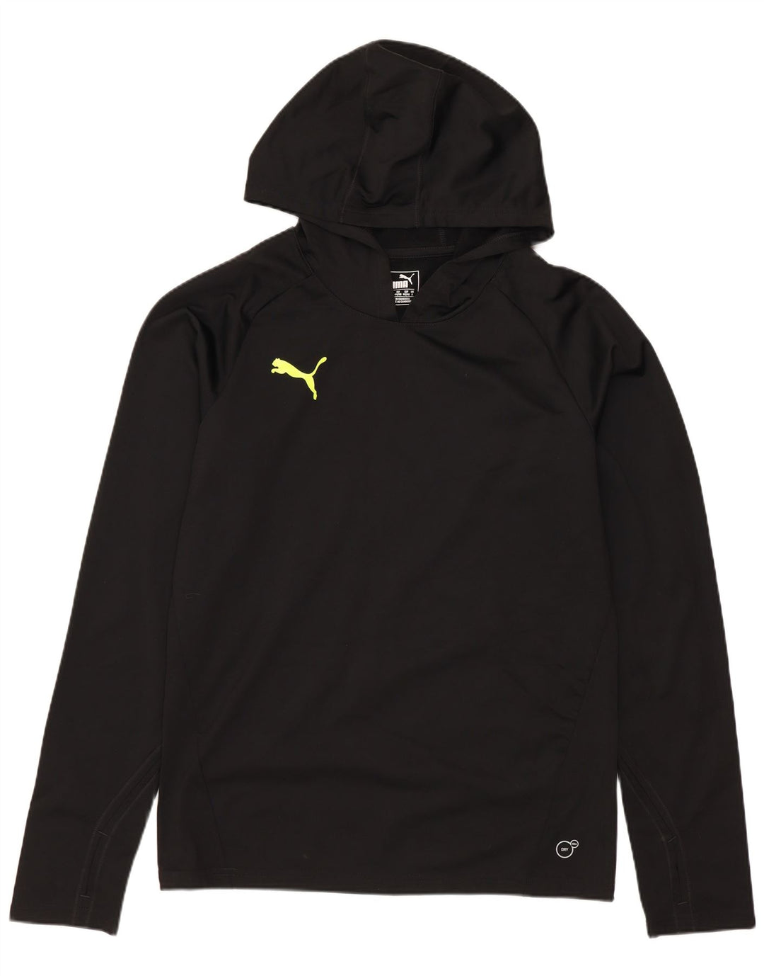PUMA Herre hættetrøje Langærmet lille sort polyester