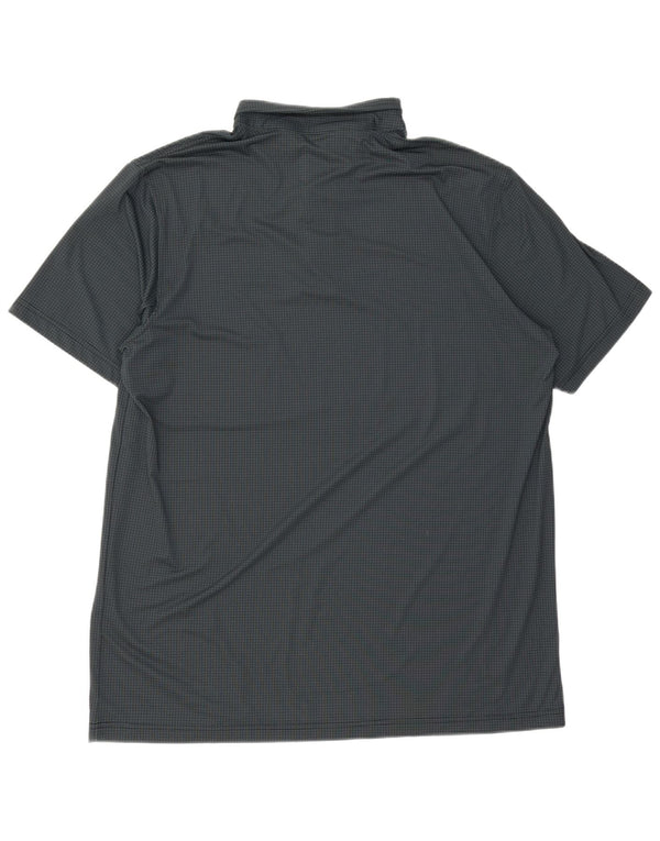 Nike Herre Dri Fit Polo Shirt 4XL Grøn plettet polyester