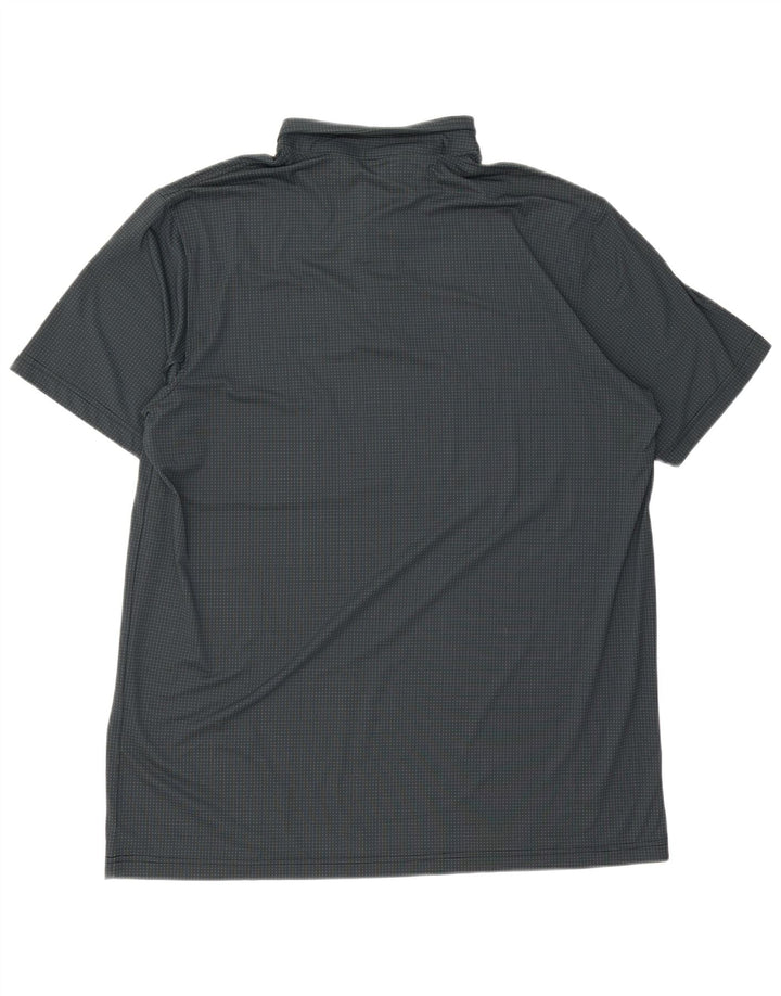 Nike Herre Dri Fit Polo Shirt 4XL Grøn plettet polyester