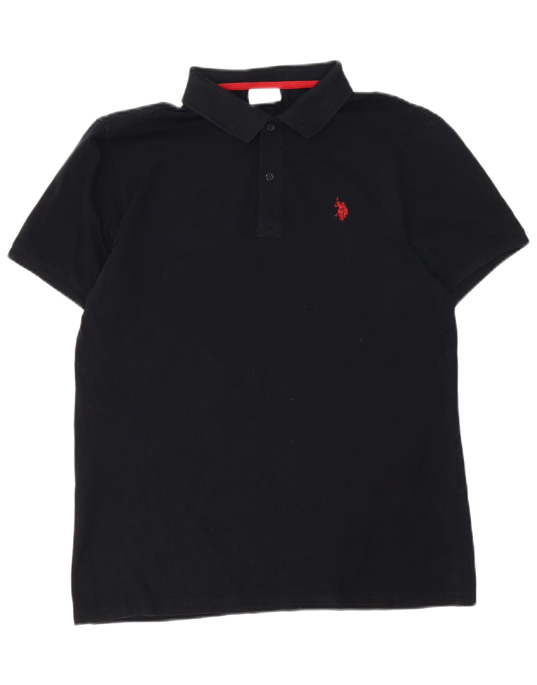 U.S. Polo Assn. Herreskjorte stor sort bomuld