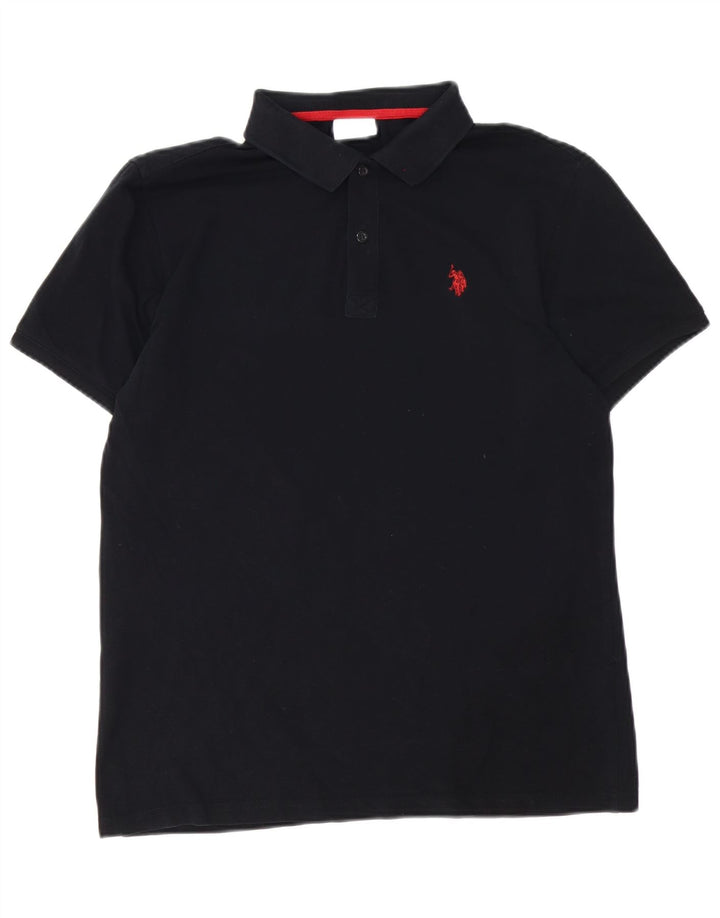 U.S. Polo Assn. Herreskjorte stor sort bomuld