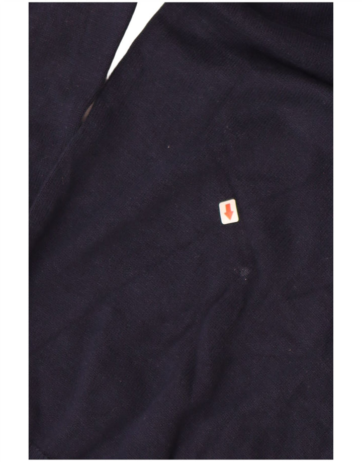 Marks & Spencer Herre V-hals sweater lille marineblå bomuld