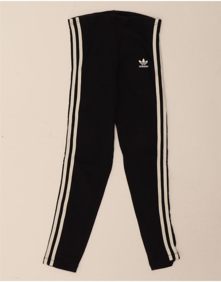 Adidas Pige Leggings 11-12 år Medium Sort Bomuld