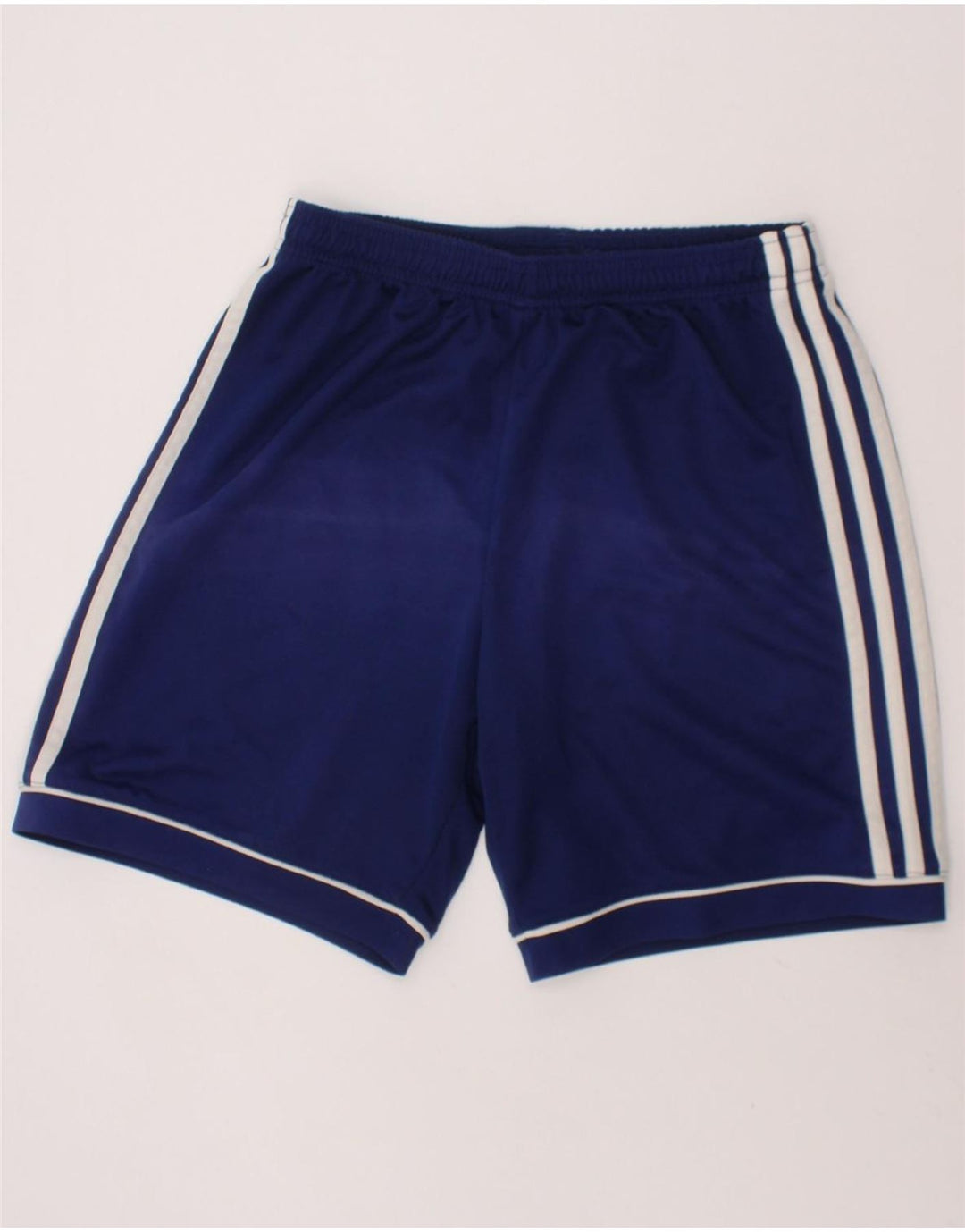ADIDAS Boys Climalite Sport Shorts 13-14 Years  Navy Blue Polyester Vintage Adidas and Second-Hand Adidas from Messina Hembry 