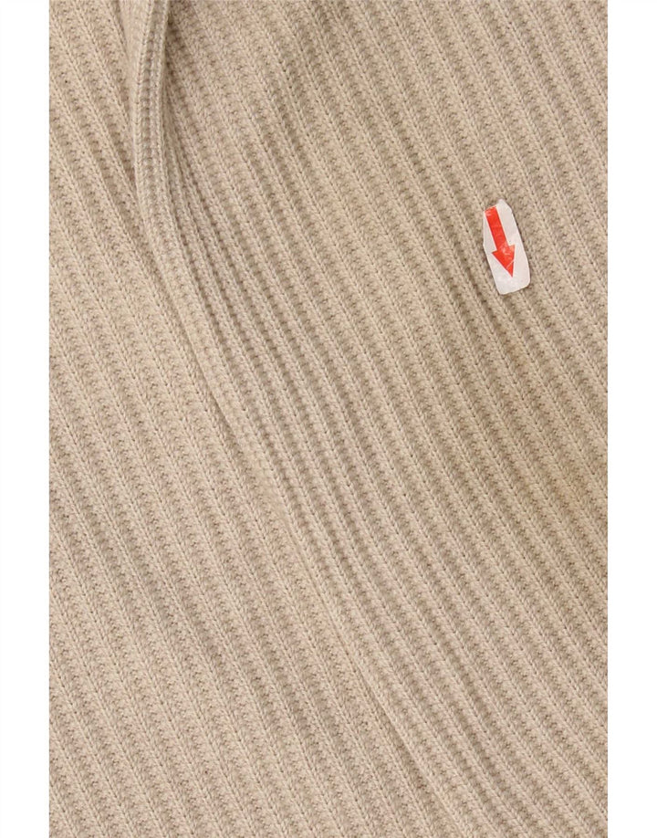 Green Coast Herre V-hals sweater IT 52 Stor Grå Merinould