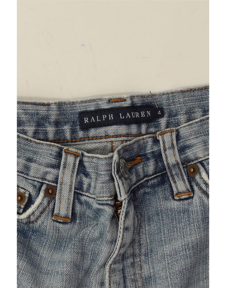 RALPH LAUREN Womens Bootcut Jeans US 4 Small W28 L33 Blue Cotton Vintage Ralph Lauren and Second-Hand Ralph Lauren from Messina Hembry 