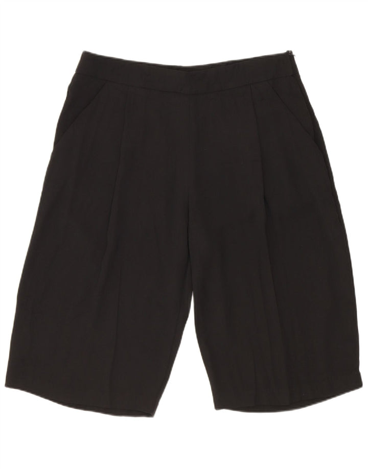 Zara Casual Shorts til kvinder XS W24 Sort polyester