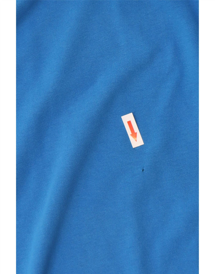 Champion Herre Italia Grafisk T-Shirt Top 2XL Blå