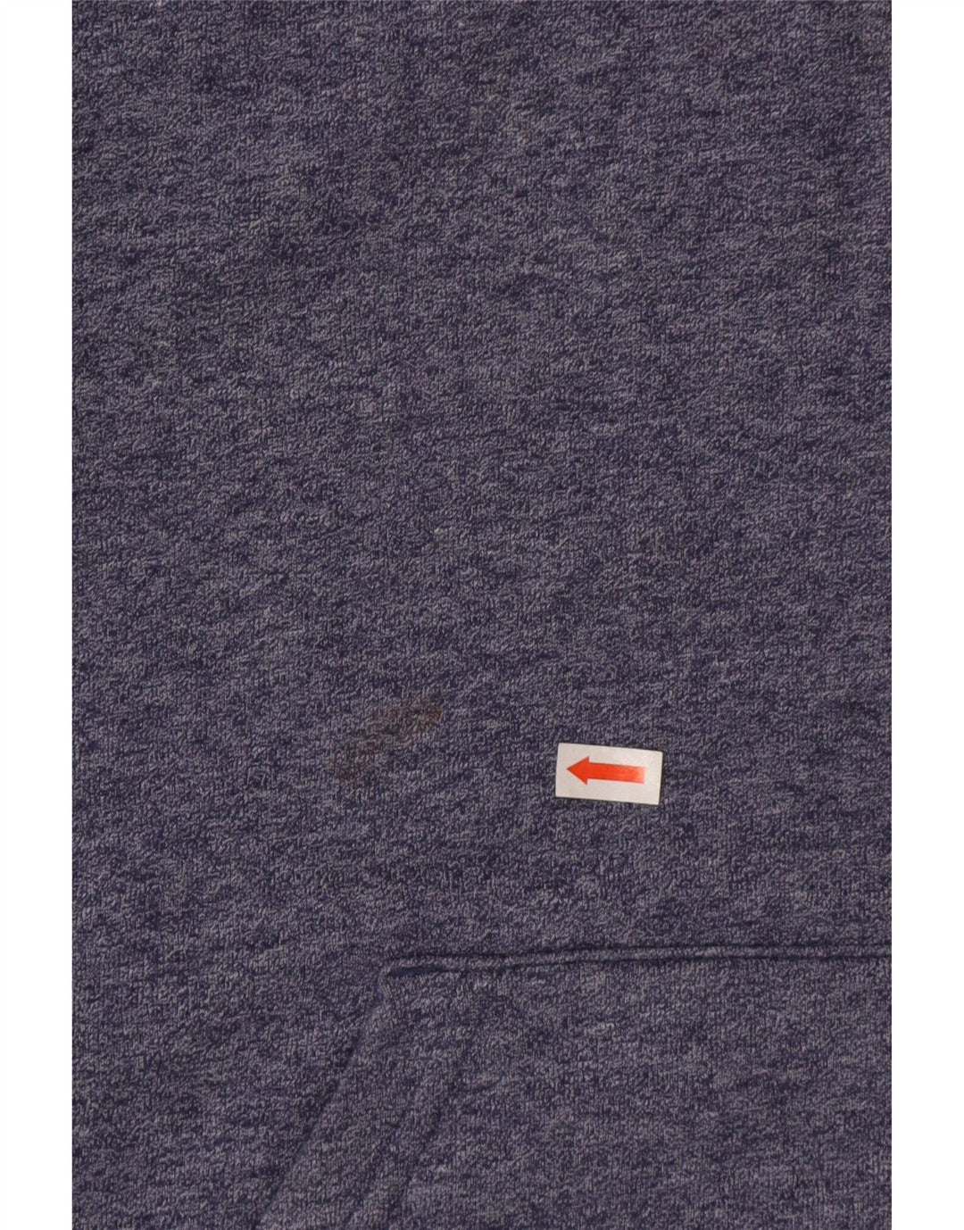 Quiksilver Herre hættetrøje Jumper Medium Blue Flecked Bomuld
