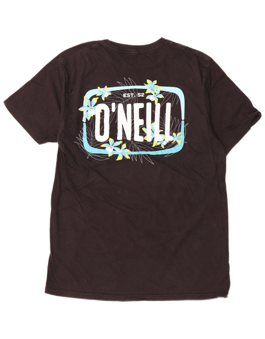 O'Neill Herre Modern Fit Grafisk T-shirt Top Medium Sort Bomuld