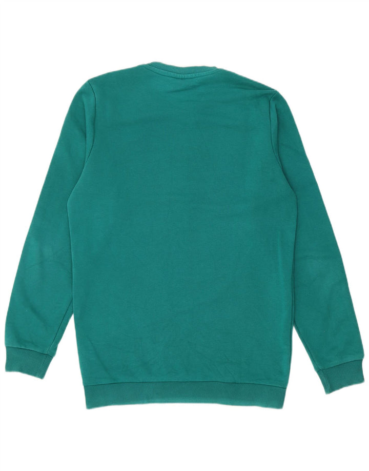 Fila Herre Grafisk Sweatshirt Jumper Lille Grøn Bomuld