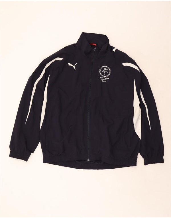 Puma Herre grafisk træningsdragt Topjakke 2XL Marineblå Colourblock Polyester
