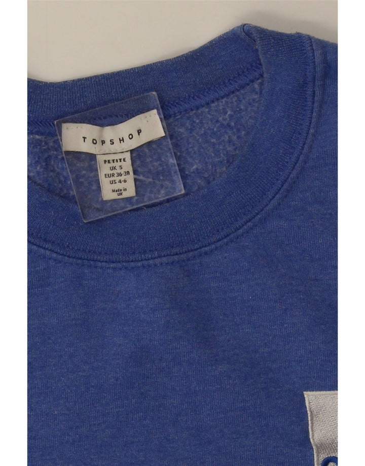 TOPSHOP Herre Petite Sweatshirt Jumper Lille Blå