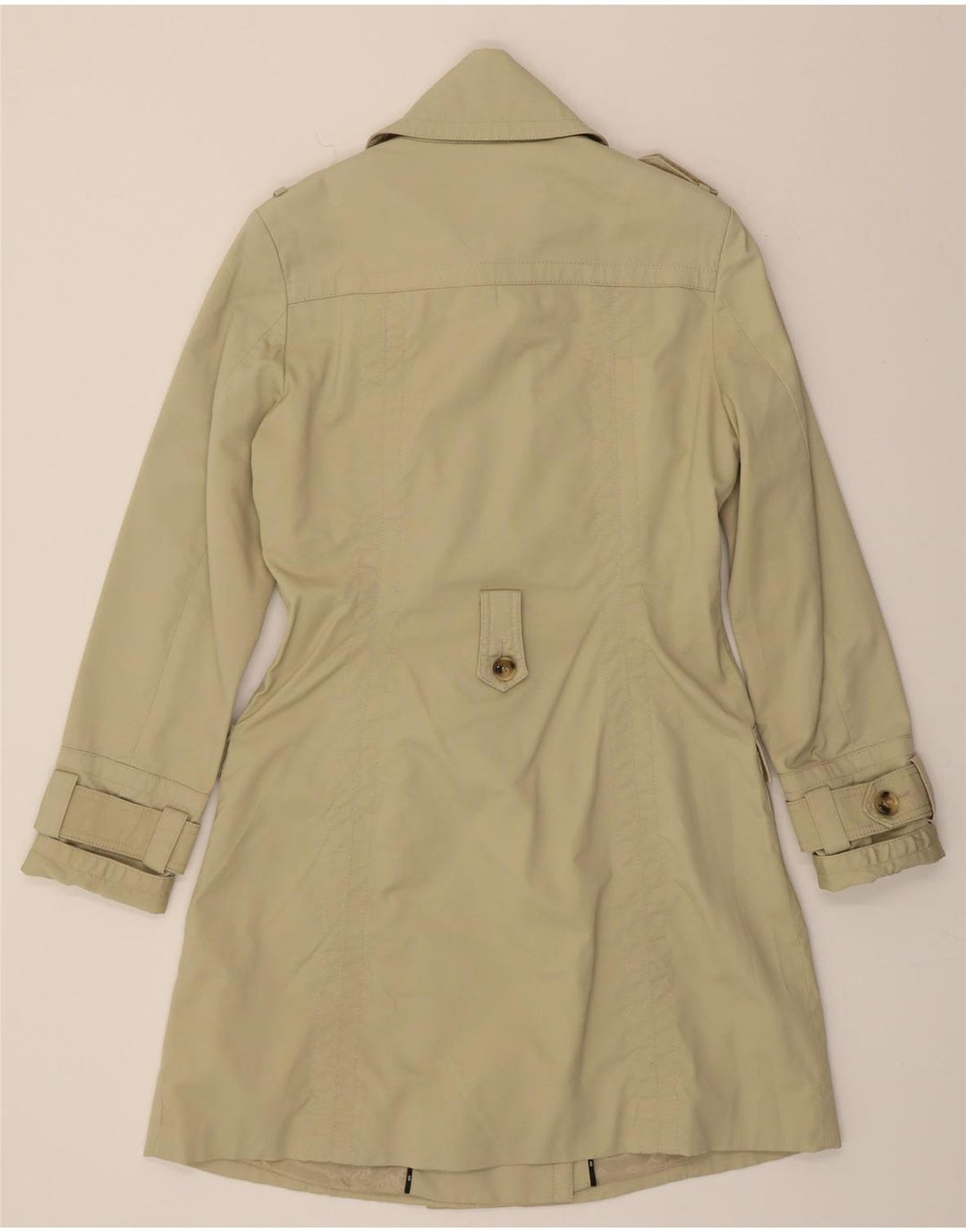 C&A Womens Trench Coat EU 38 Medium Beige Cotton Vintage C&A and Second-Hand C&A from Messina Hembry 